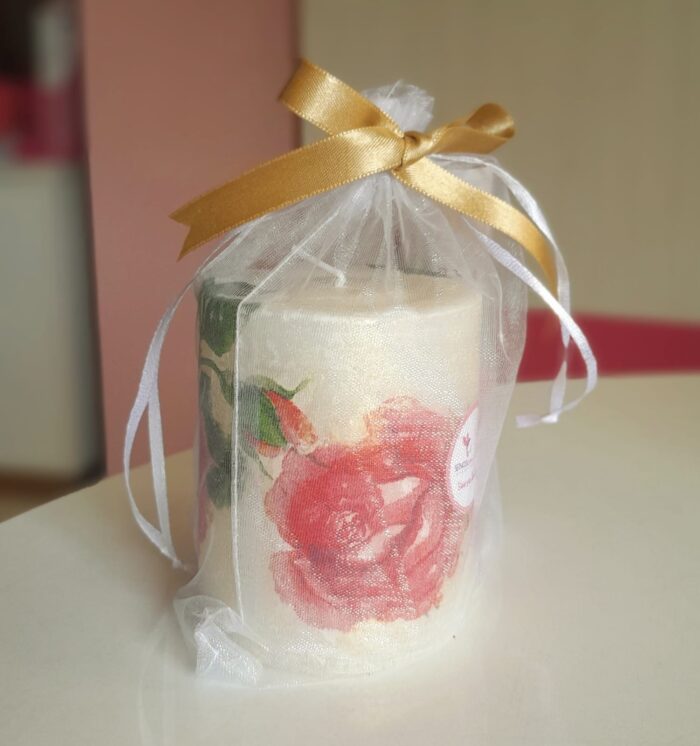 Velas en decoupage